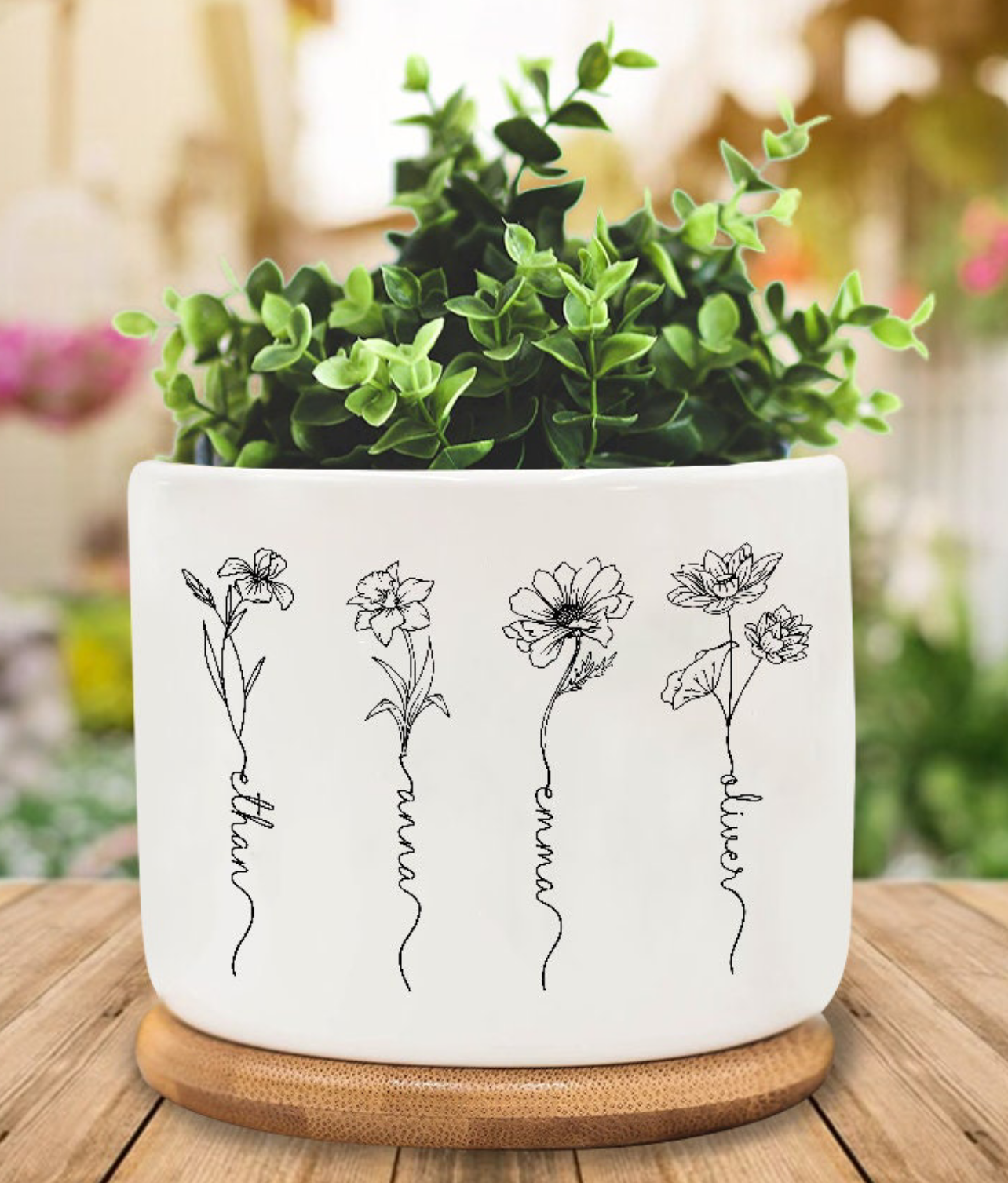 Personalize Flower Pot